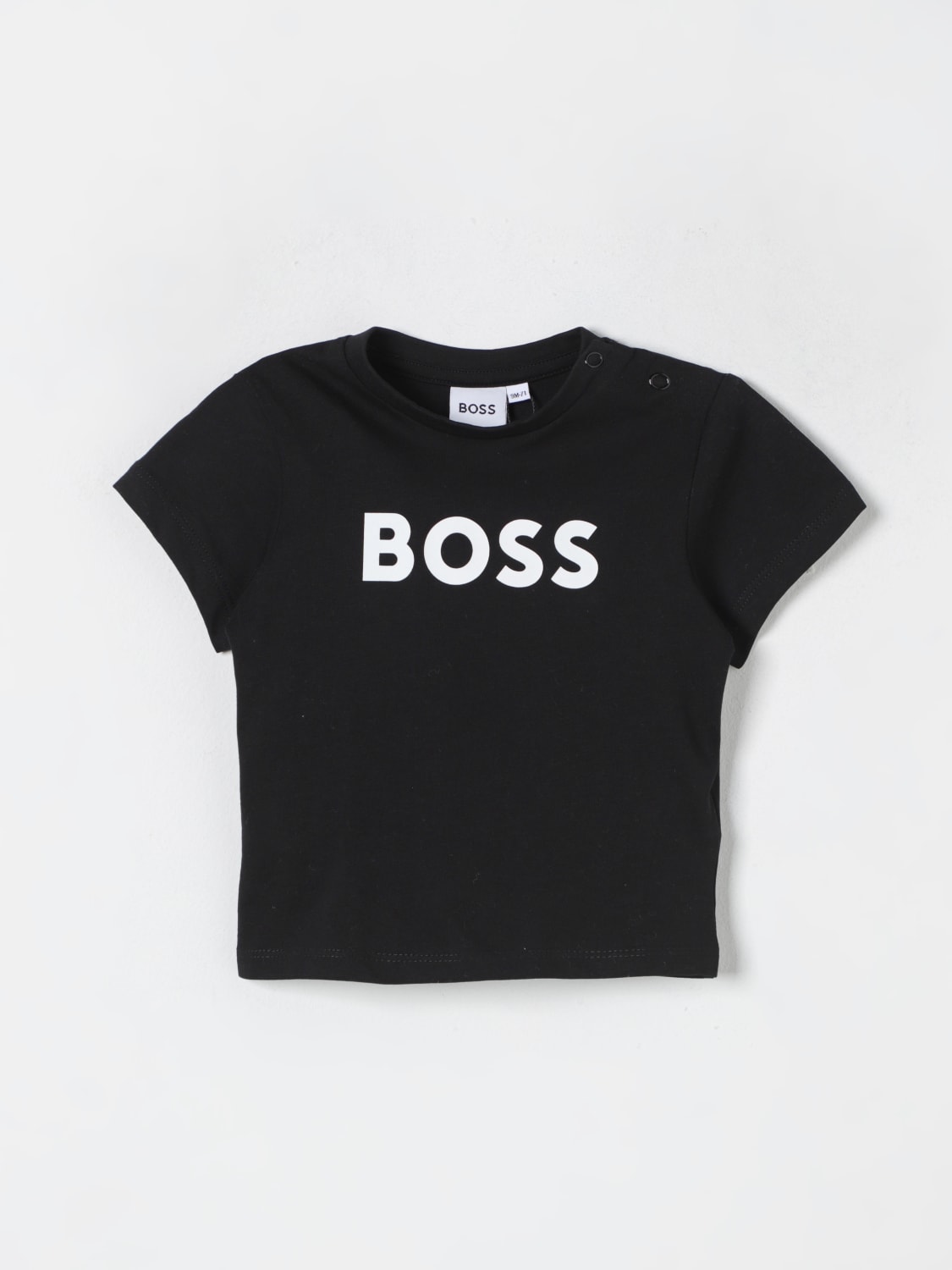 BOSS 티셔츠: 티셔츠 남아 Boss Kidswear, 블랙 - Img 1