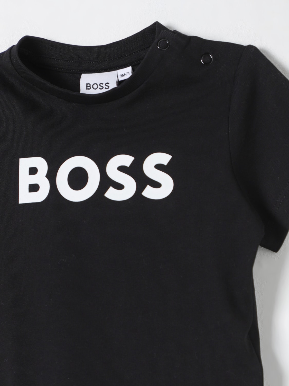 BOSS 티셔츠: 티셔츠 남아 Boss Kidswear, 블랙 - Img 3