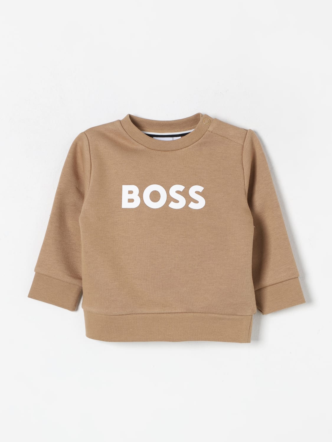 BOSS 스웨터: 스웨터 남아 Boss Kidswear, 베이지 - Img 1