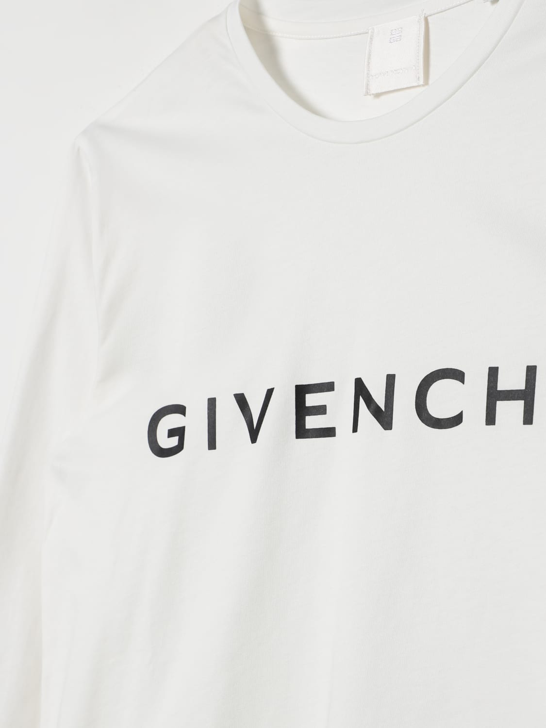 GIVENCHY 스웨터: 티셔츠 남아 Givenchy, 옐로우 크림 - Img 3