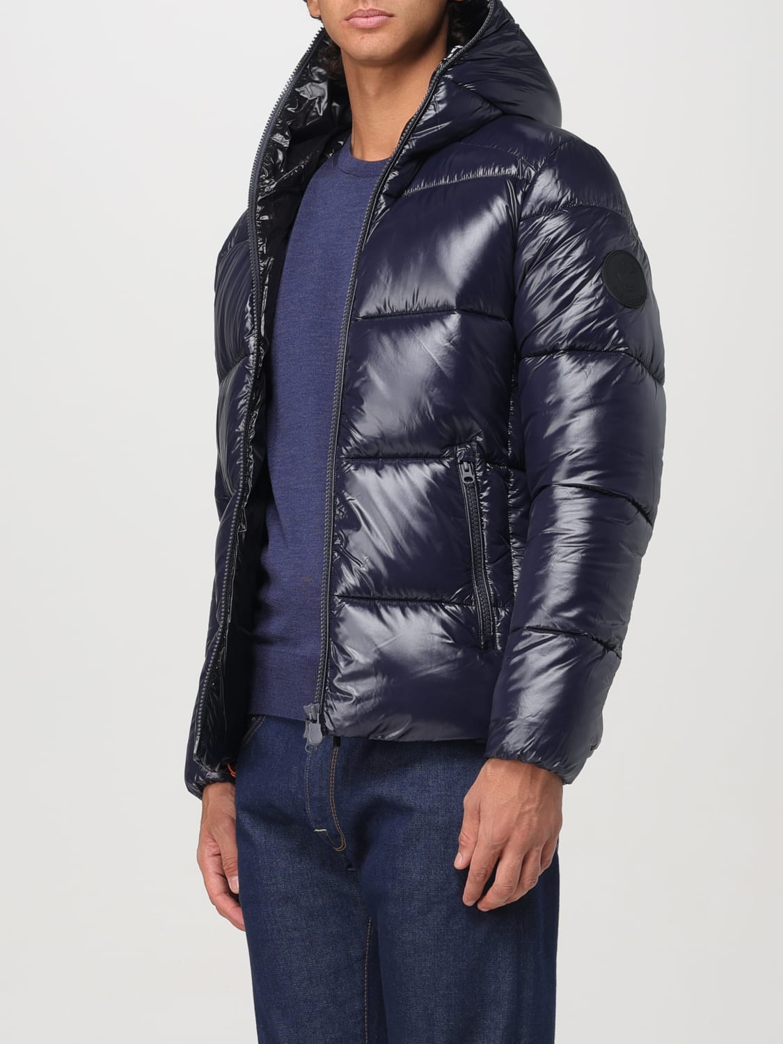 SAVE THE DUCK JACKE: Jacke herren Save The Duck, Blau - Img 3