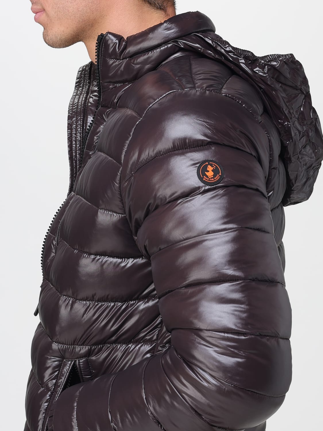 SAVE THE DUCK JACKE: Jacke herren Save The Duck, Braun - Img 4