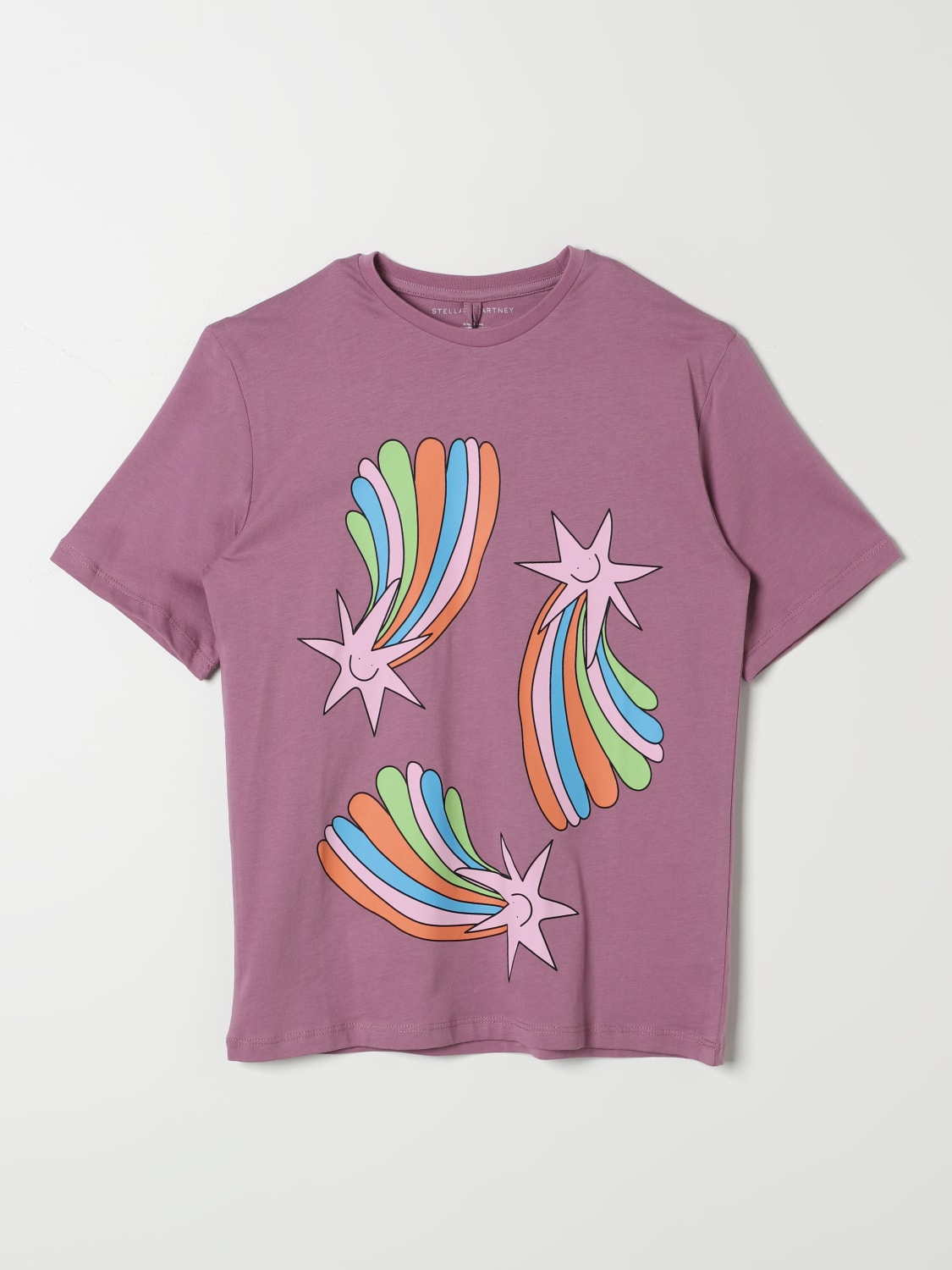 STELLA MCCARTNEY KIDS 티셔츠: 티셔츠 남아 Stella McCartney Kids, 바이올렛 - Img 1