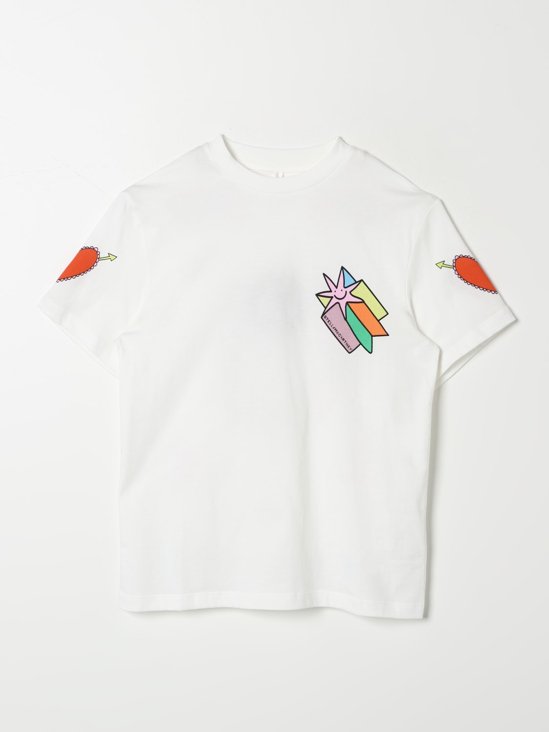 STELLA MCCARTNEY KIDS T-SHIRT: T-shirt stampata Stella McCartney Kids, Avorio - Img 1