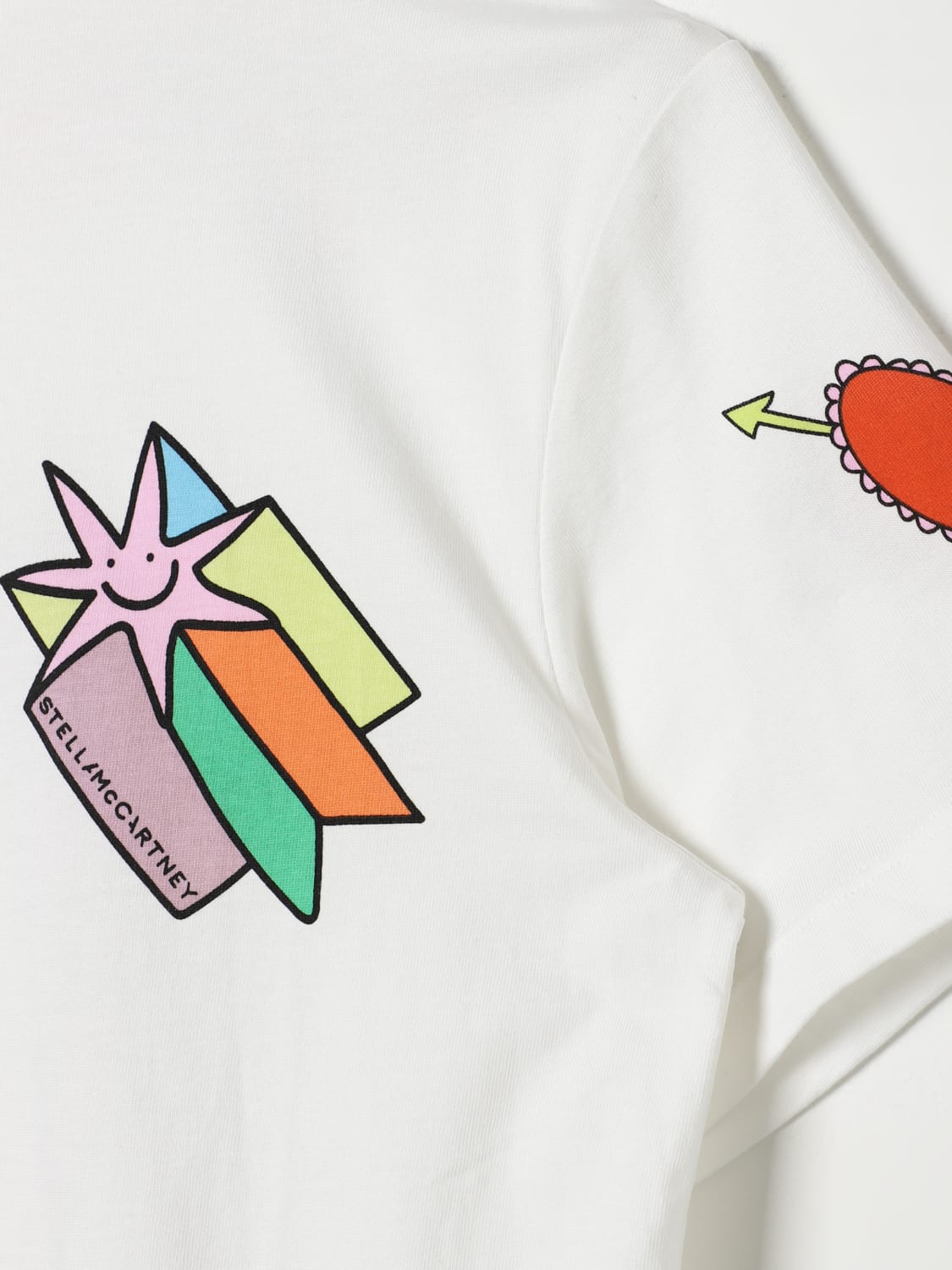 STELLA MCCARTNEY KIDS T-SHIRT: T-shirt stampata Stella McCartney Kids, Avorio - Img 3