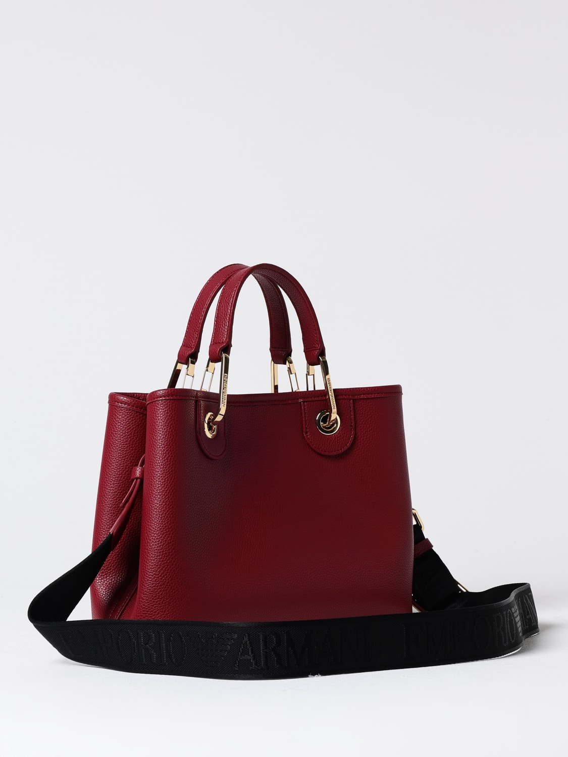 EMPORIO ARMANI Borsa My EA in pelle sintetica a grana Bordeaux Borsa A Mano Emporio Armani EW000361AF12036 online su GIGLIO.COM