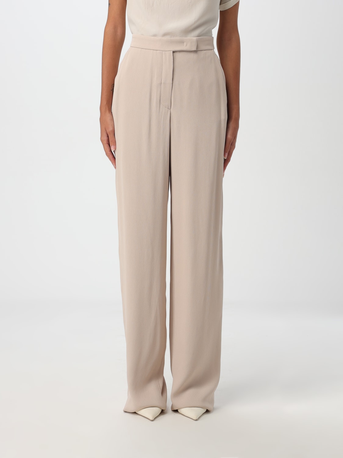 Giglio Pantalone Emporio Armani in viscosa a coste