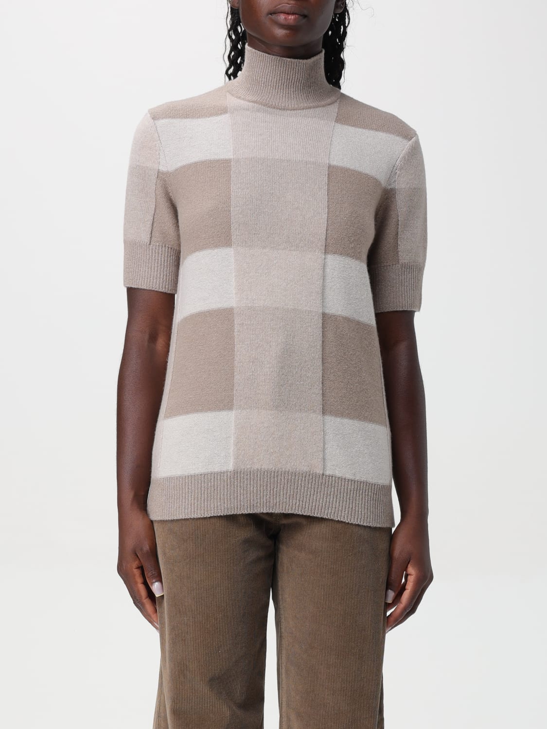 Giglio Maglia Emporio Armani in lana vergine a quadri
