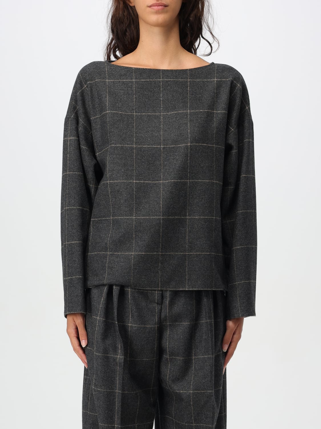 Giglio Maglia Emporio Armani in misto lana check