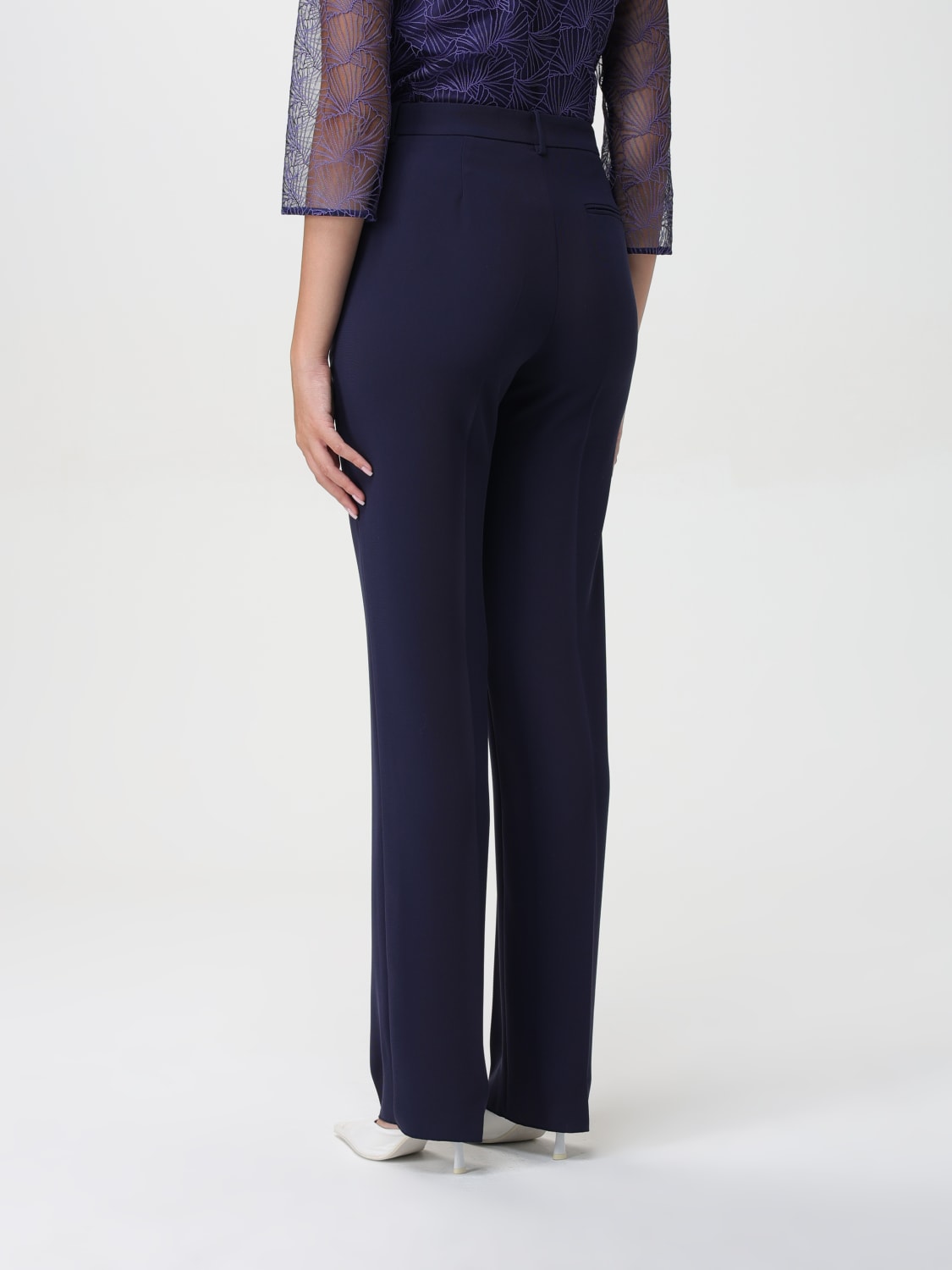 パンツ EMPORIO ARMANI Woman Pants Blue 2 パンツ EMPORIO ARMANI Woman Pants Blue 2 Women's Emporio