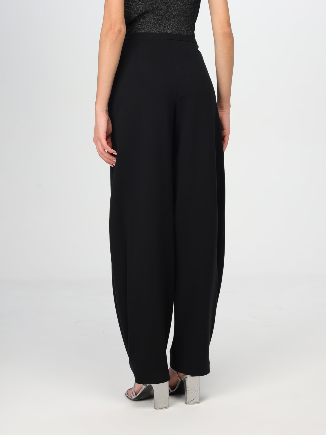 EMPORIO ARMANI：パンツ レディース - ブラック | GIGLIO.COMオンラインのEmporio Armani パンツ  6D2P8C2JFAZ
