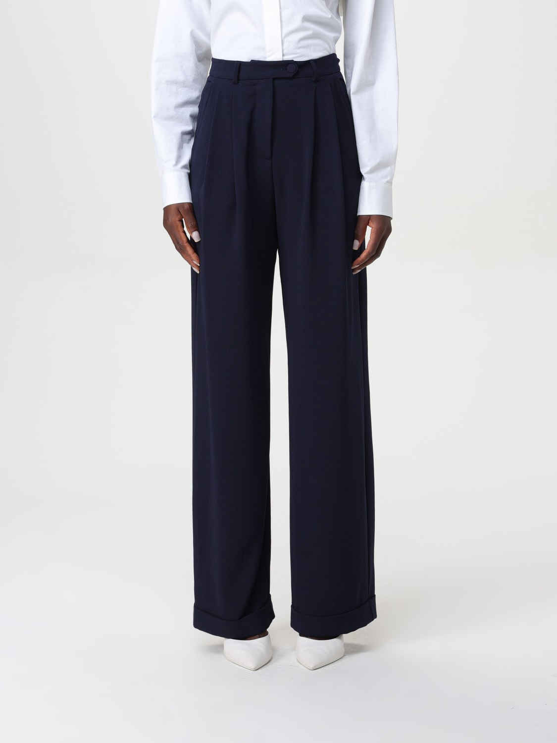 Giglio Pantalone Emporio Armani in viscosa