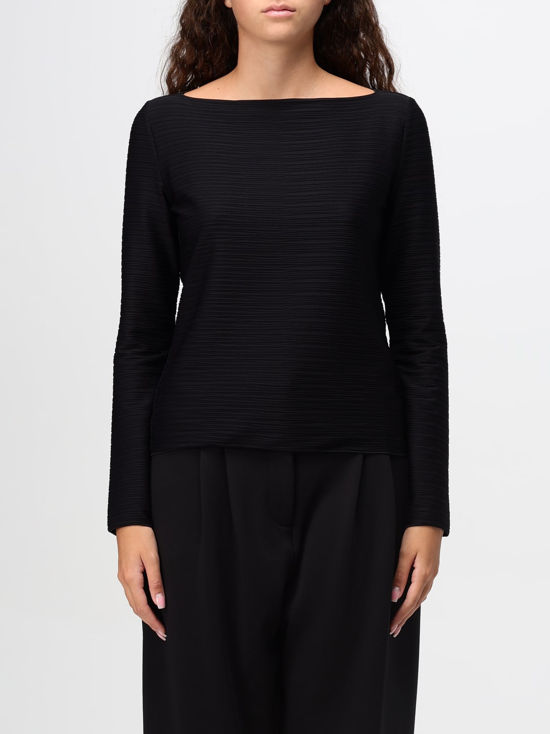 Giglio Top Emporio Armani in tessuto elasticizzato