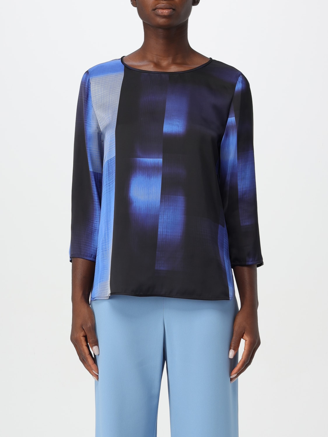 Giglio Blusa Emporio Armani in crepe