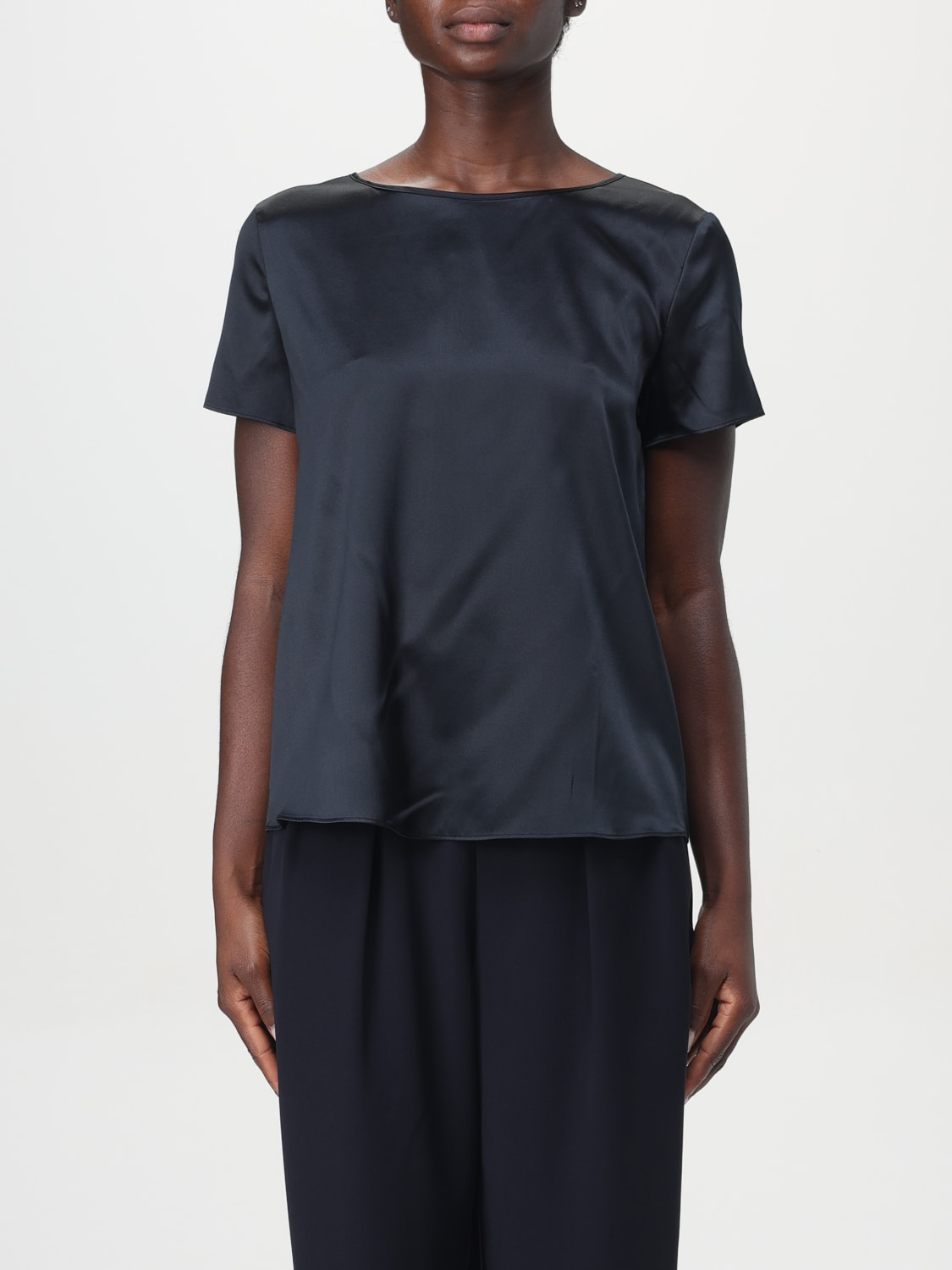 Giglio Blusa Emporio Armani in raso di seta
