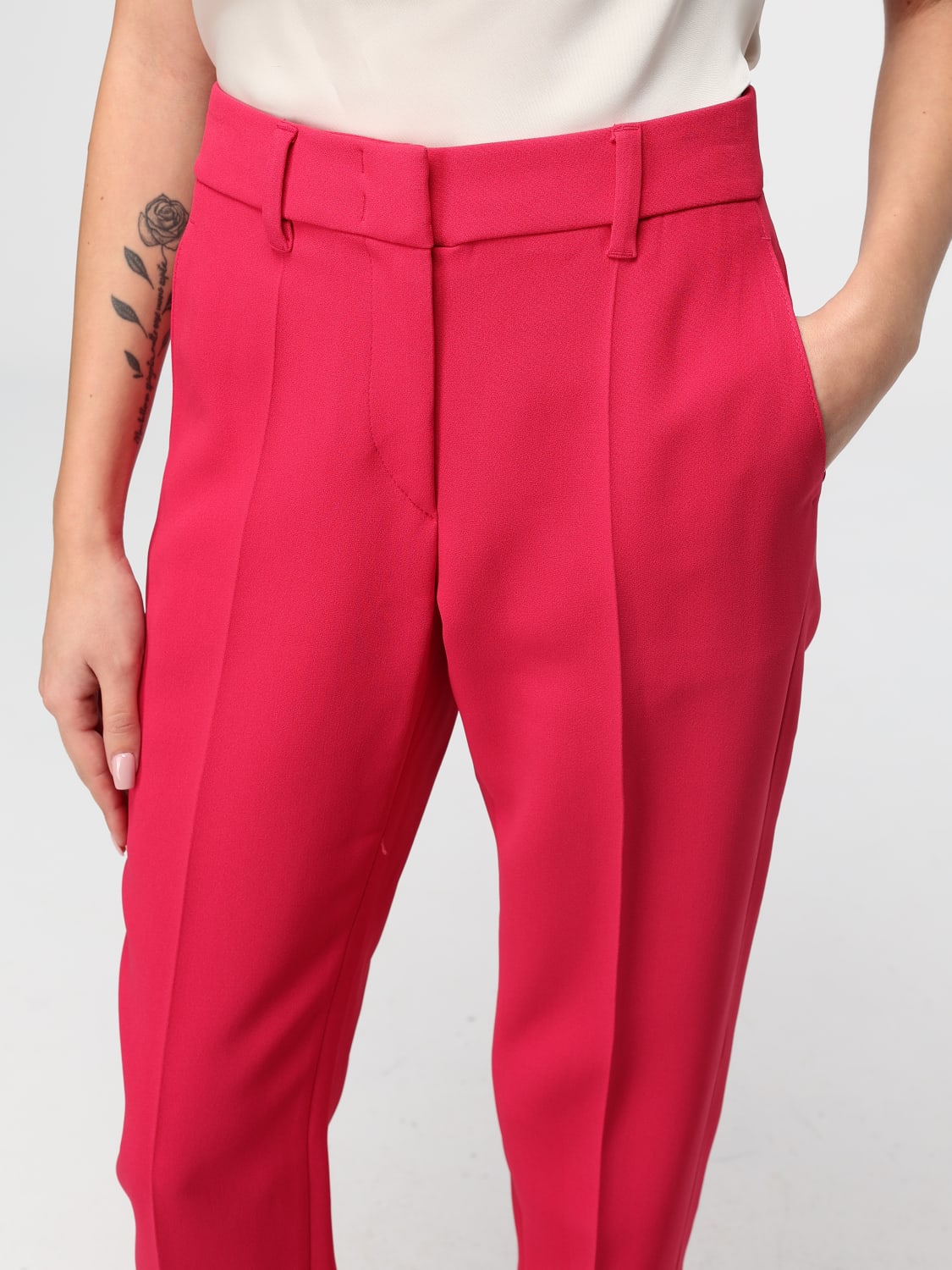 EMPORIO ARMANI: Pants woman - Pink | Emporio Armani pants