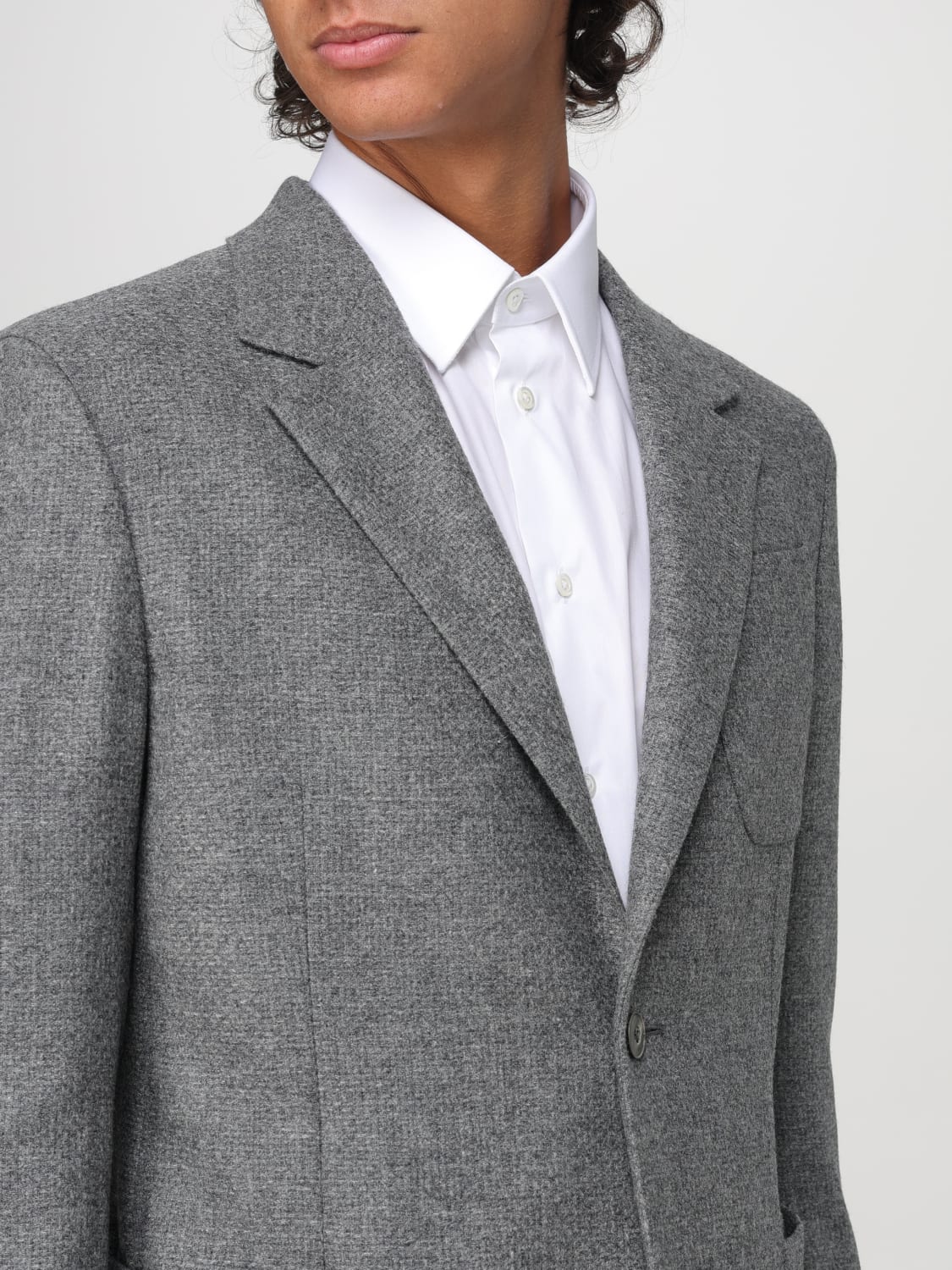 EMPORIO ARMANI JACKET: Blazer men Emporio Armani, Grey - Img 4