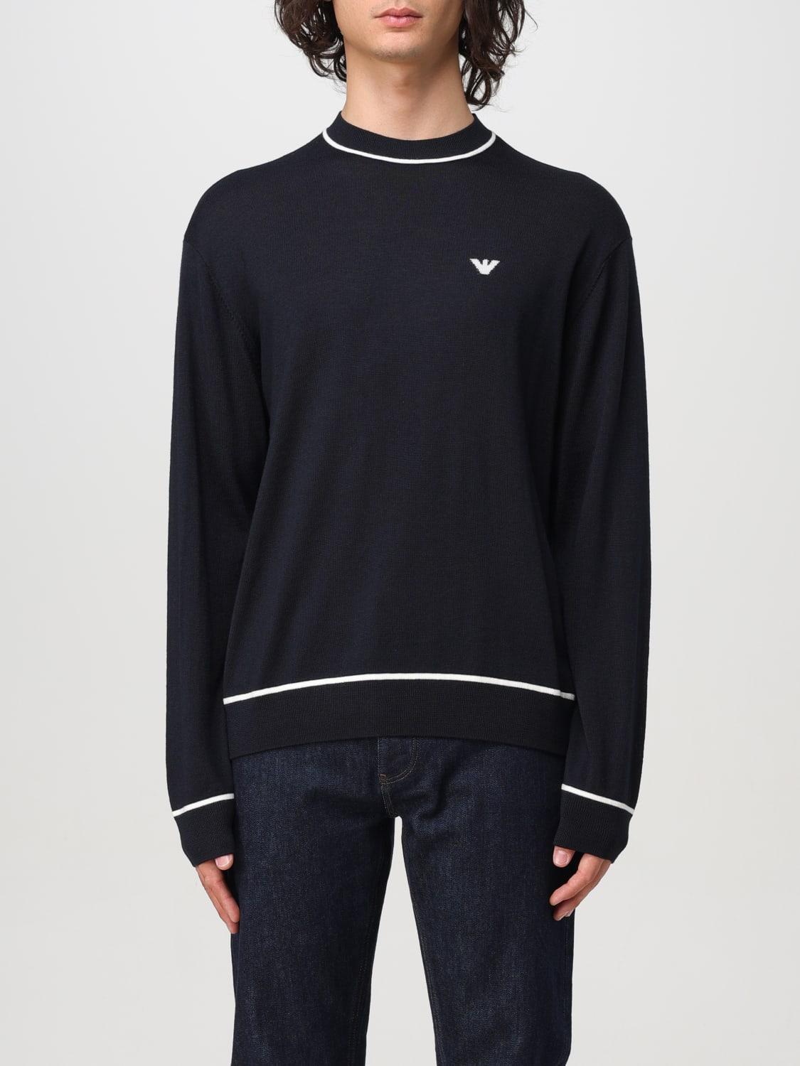 Giglio Maglia basic con mini logo Emporio Armani