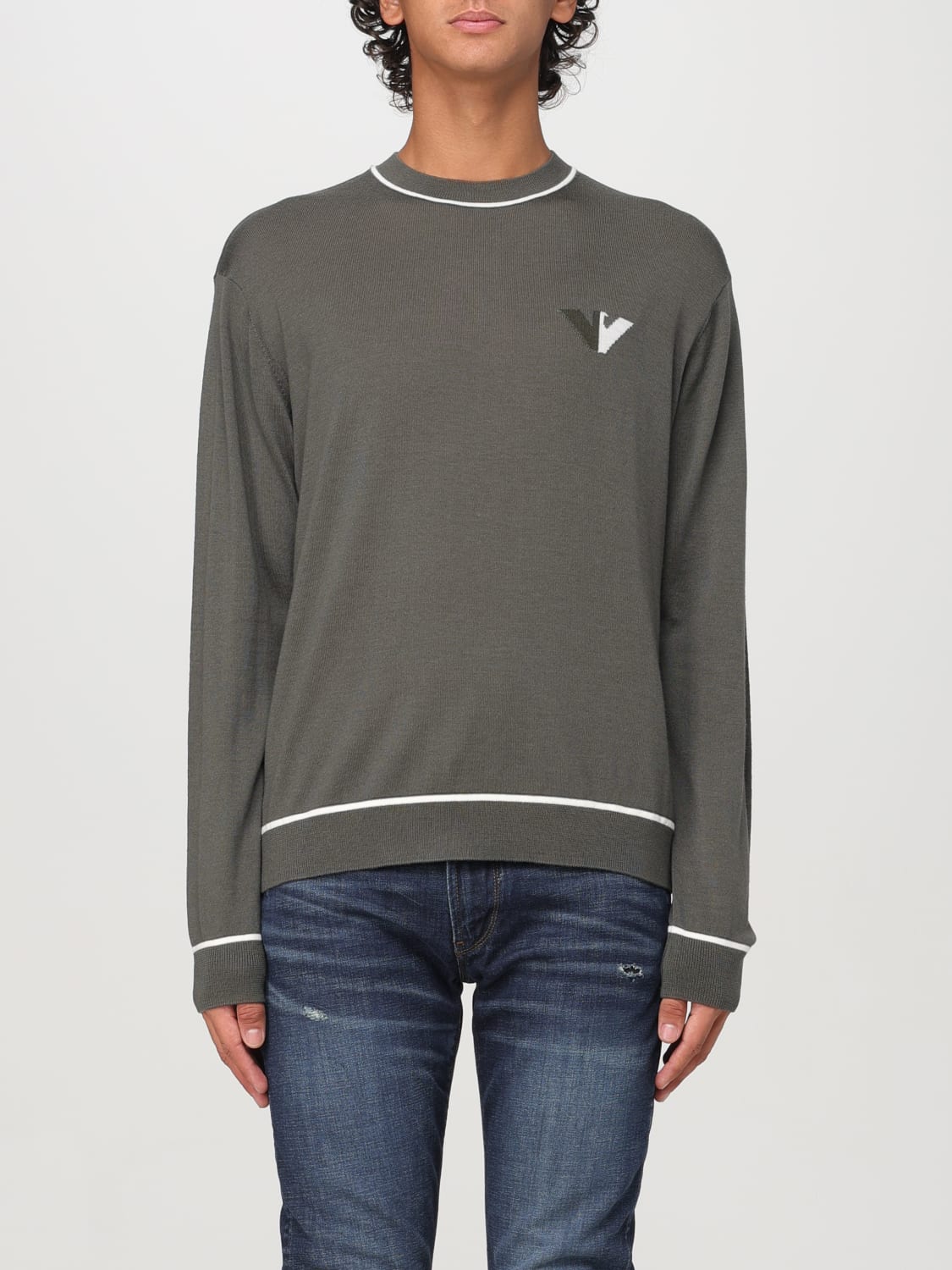 Giglio Maglia basic con mini logo Emporio Armani