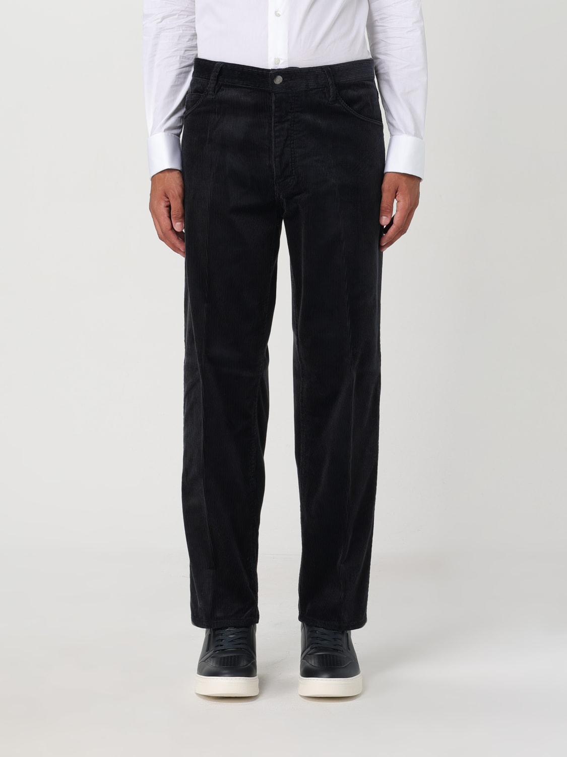 Giglio Pantalone Emporio Armani in velluto