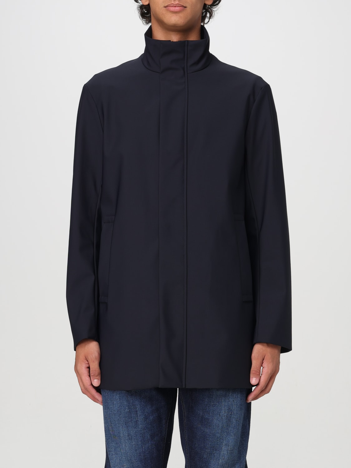 【500円引きクーポン】 EMPORIO ARMANI: Jacket men - Blue | Emporio Armani jacket ジャケット・アウター