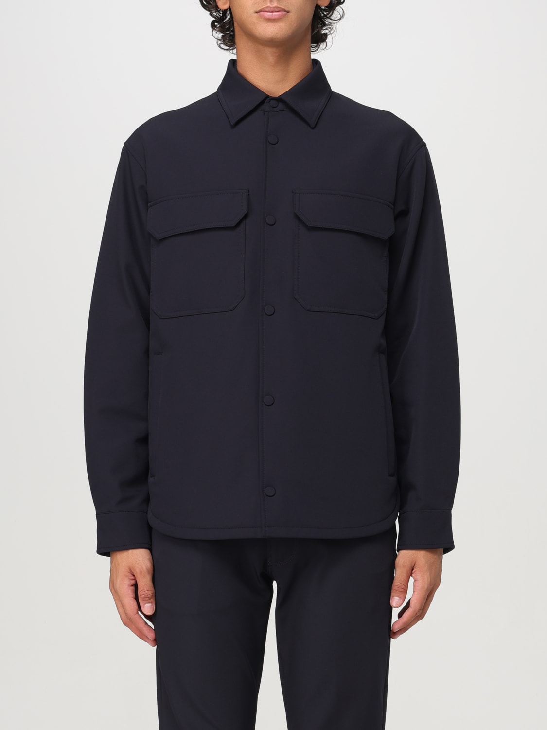 Giglio Overshirt Emporio Armani in nylon