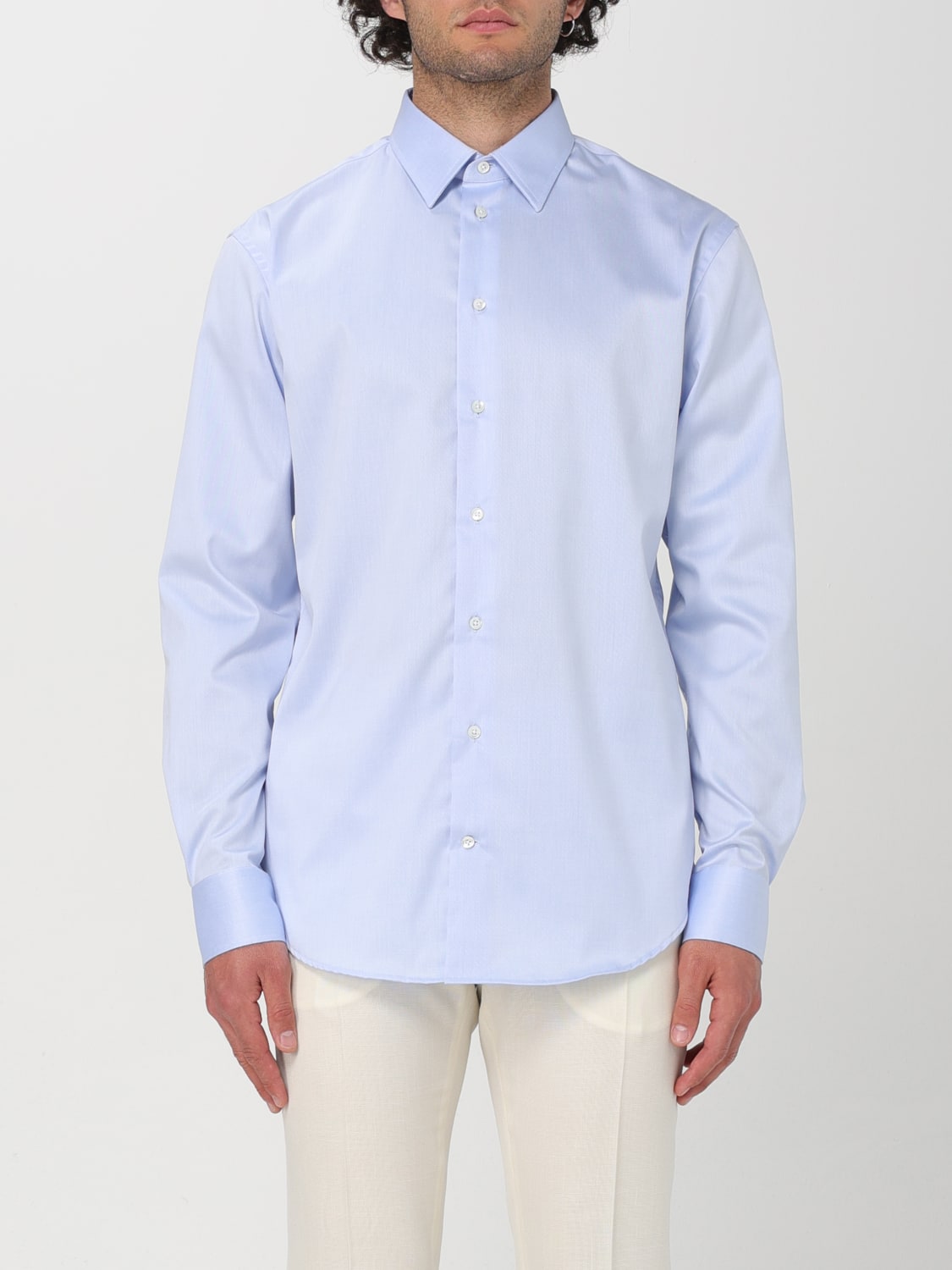 Giglio Camicia di cotone Emporio Armani