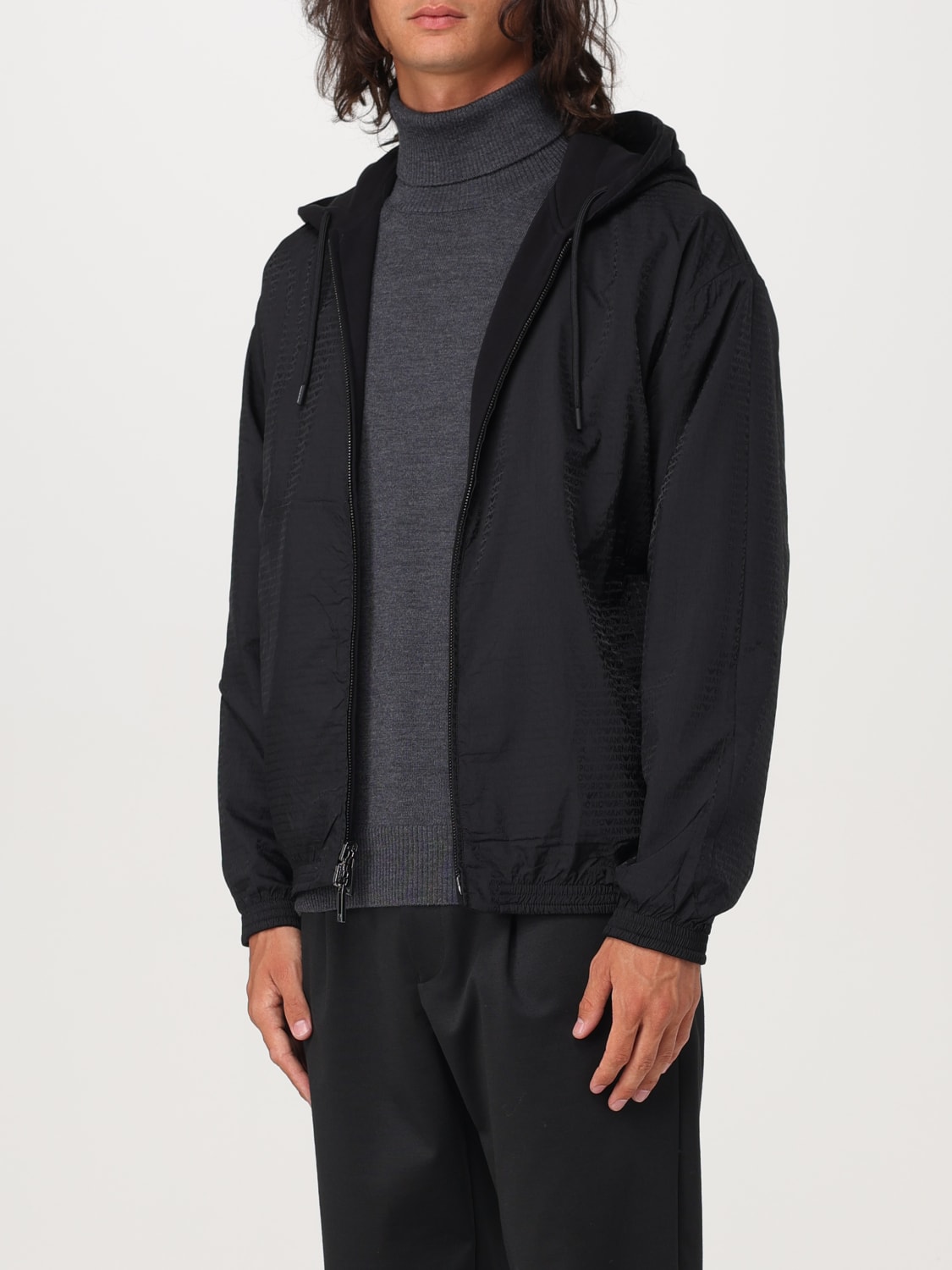 EMPORIO ARMANI JACKET: Shirt men Emporio Armani, Gnawed Blue - Img 3