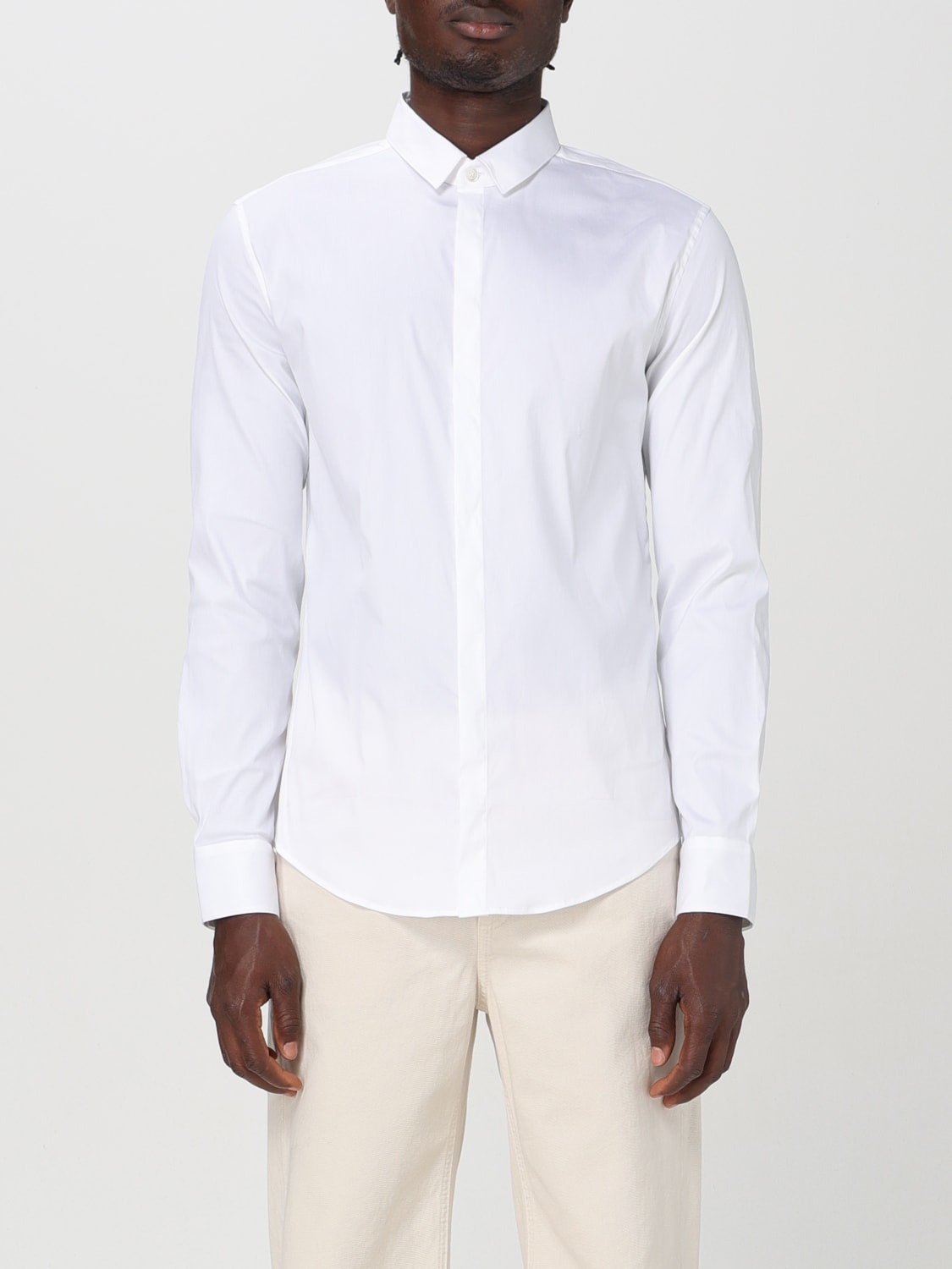 Giglio Camicia di cotone Emporio Armani