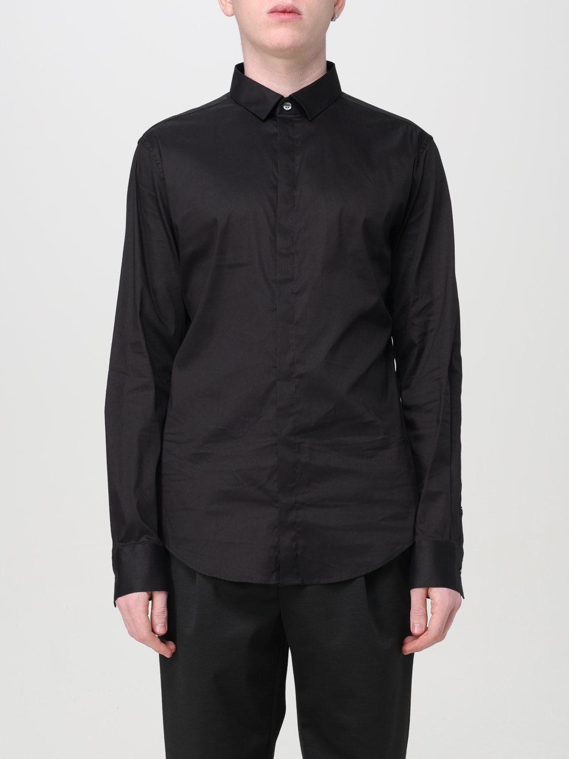 Giglio Camicia di cotone Emporio Armani