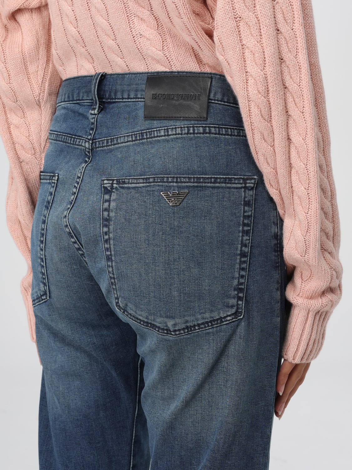 EMPORIO ARMANI JEANS: Jeans Emporio Armani in denim di cotone , Denim - Img 3