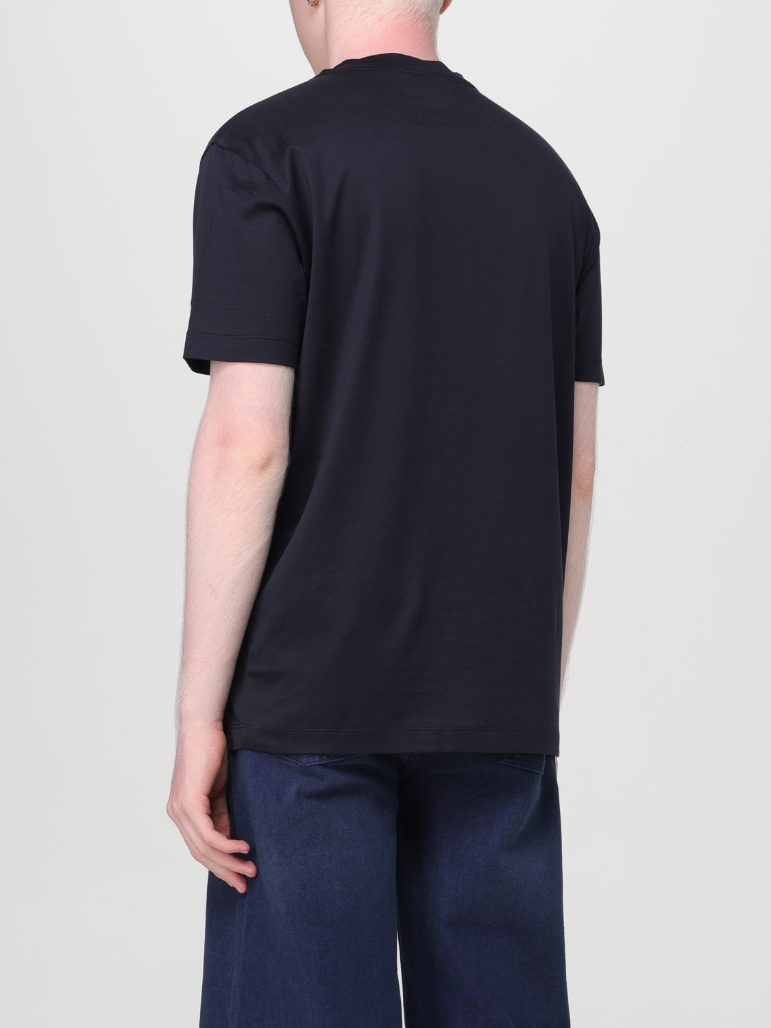 EMPORIO ARMANI T-SHIRT: T-shirt men Emporio Armani, Navy - Img 2
