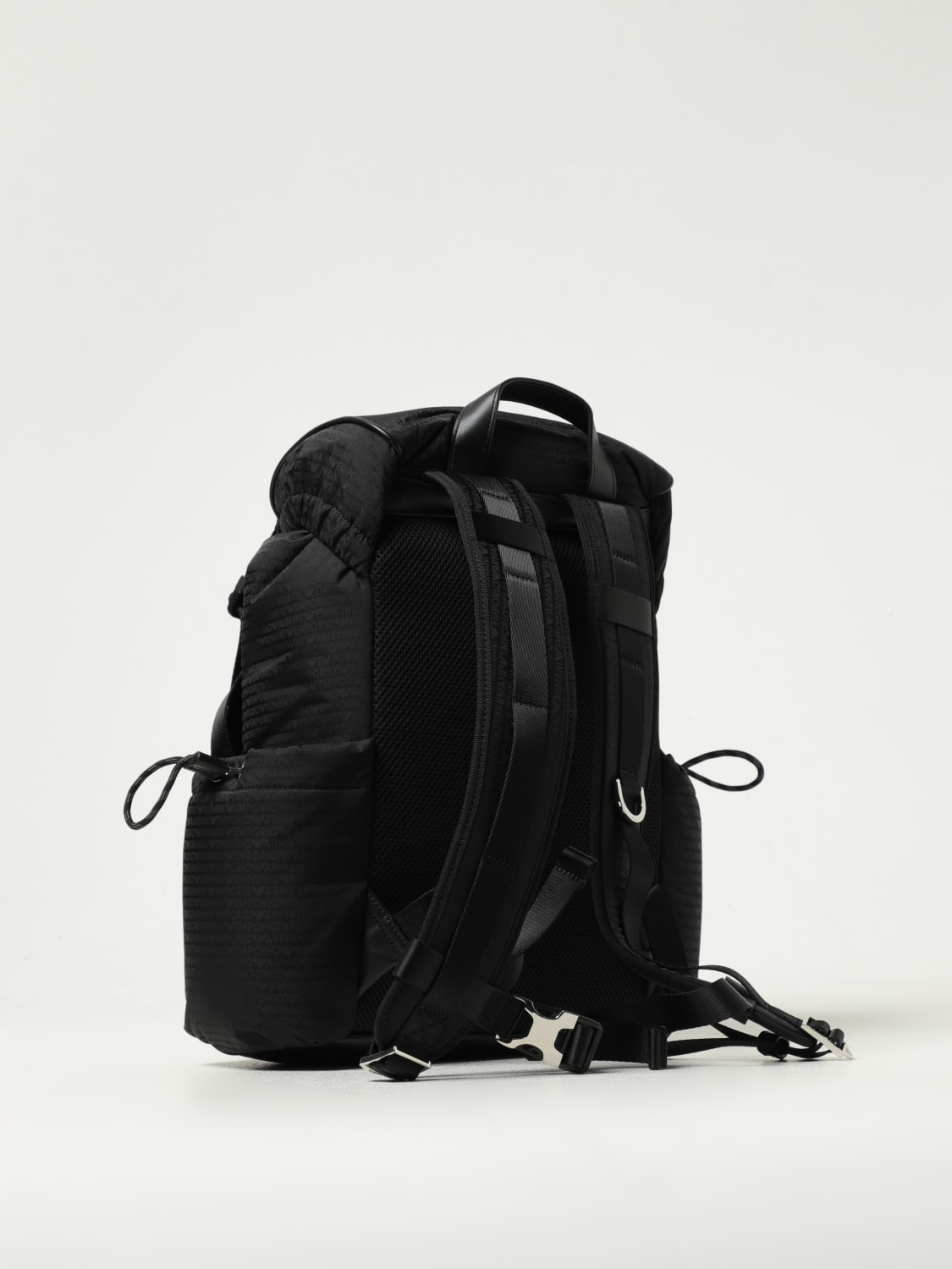 EMPORIO ARMANI Bags men Black Emporio Armani backpack Y4O459YQ76E online at GIGLIO.COM