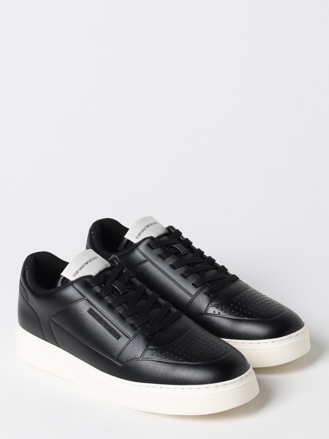 EMPORIO ARMANI SNEAKERS: Sneakers men Emporio Armani, Black - Img 2
