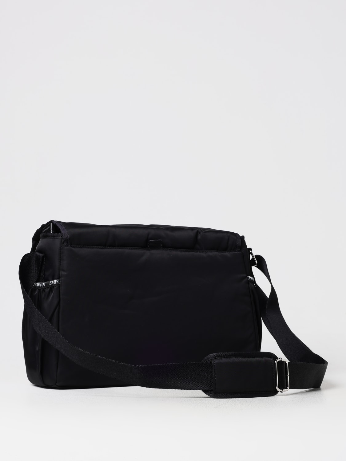 EMPORIO ARMANI BORSA: Diaper bag emporio armani kids in nylon, Nero - Img 2