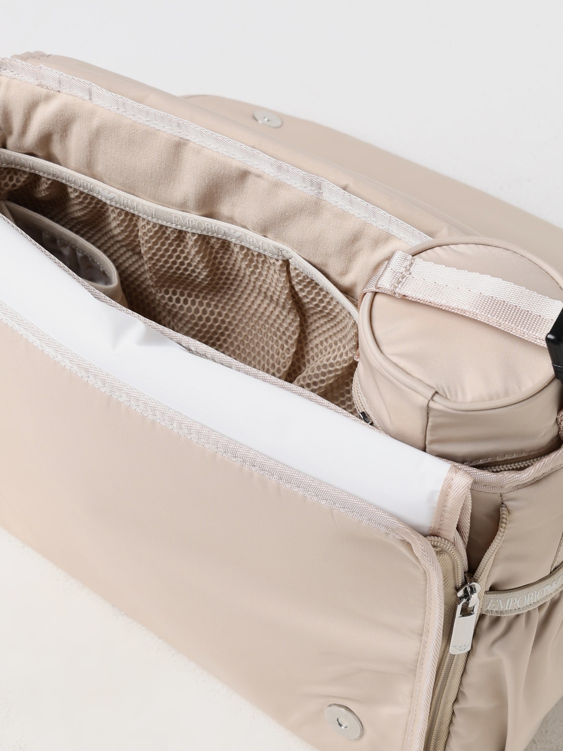 EMPORIO ARMANI BAG: Bag kids Emporio Armani, Beige - Img 4