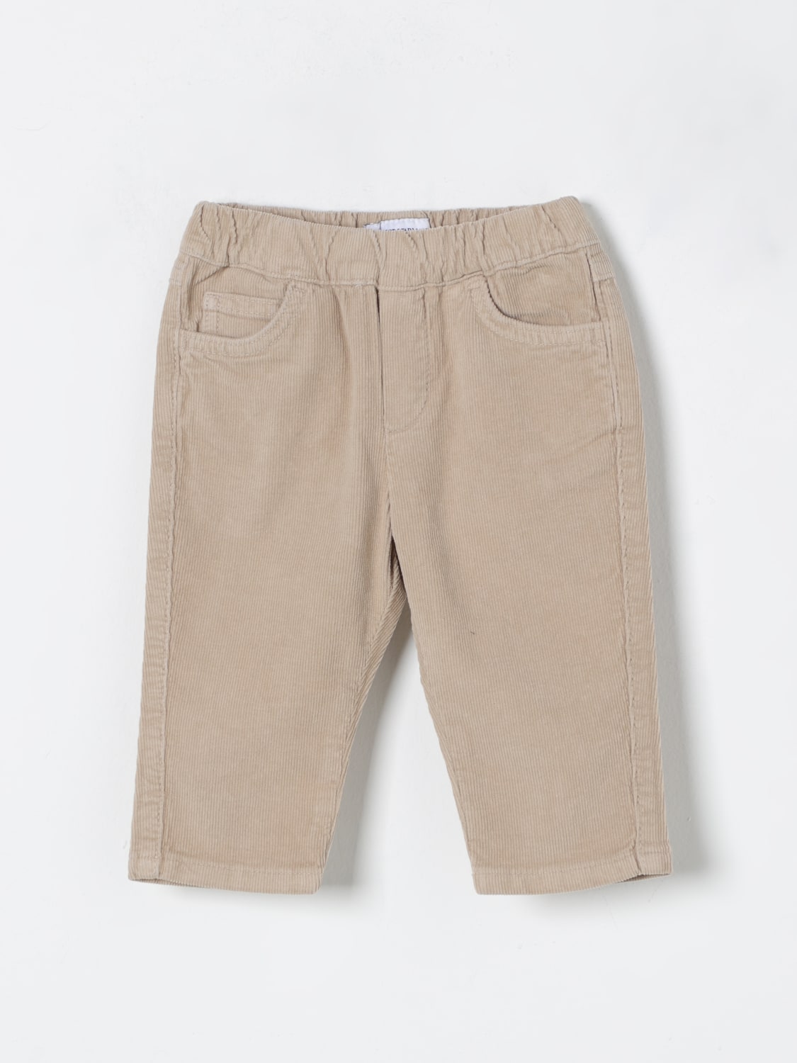 EMPORIO ARMANI PANTS: Pants kids Emporio Armani, Beige - Img 1