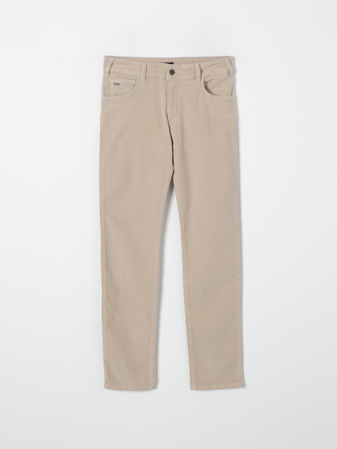 EMPORIO ARMANI PANTS: Pants kids Emporio Armani, Beige - Img 1