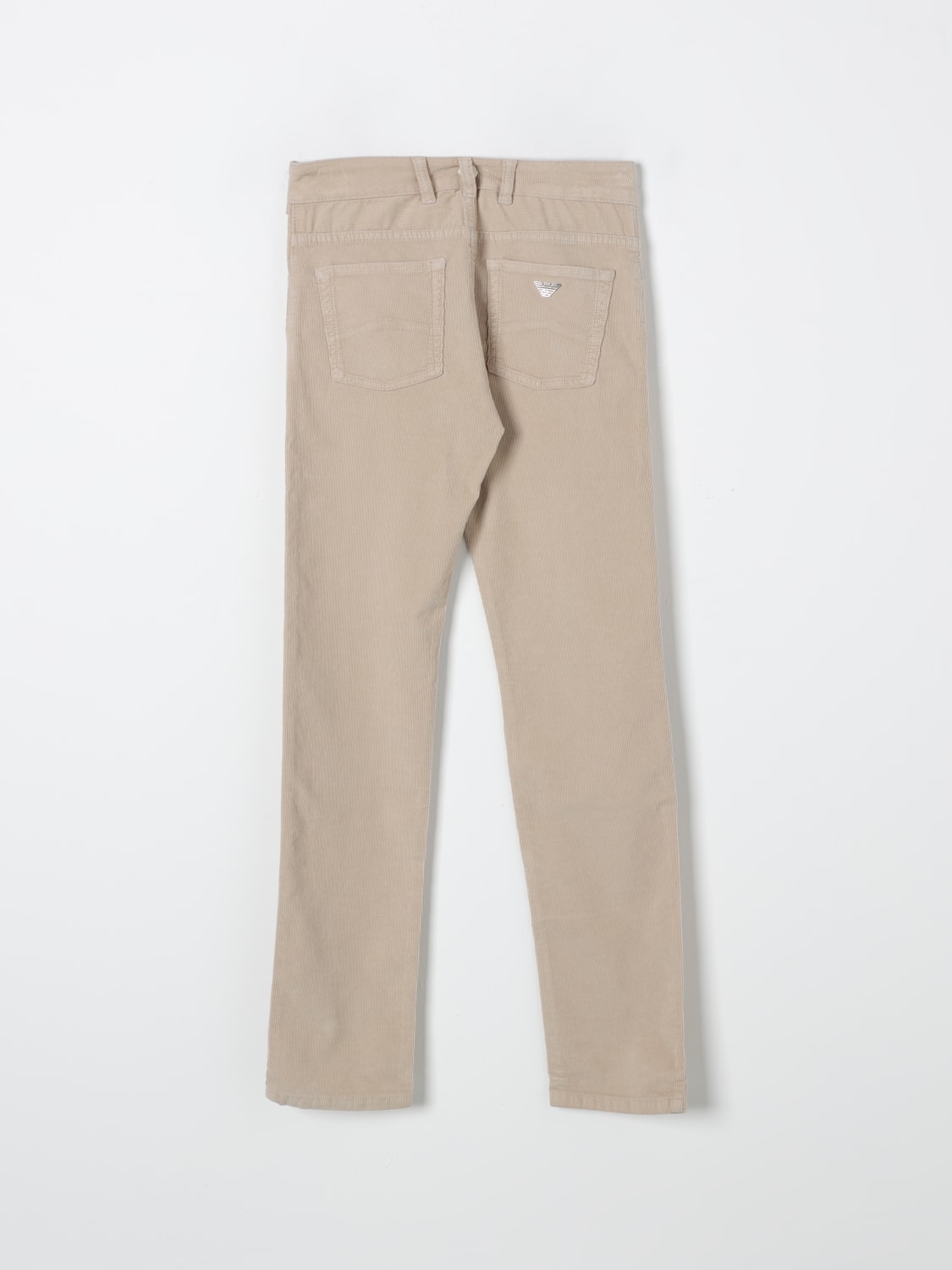 EMPORIO ARMANI PANTS: Pants kids Emporio Armani, Beige - Img 2