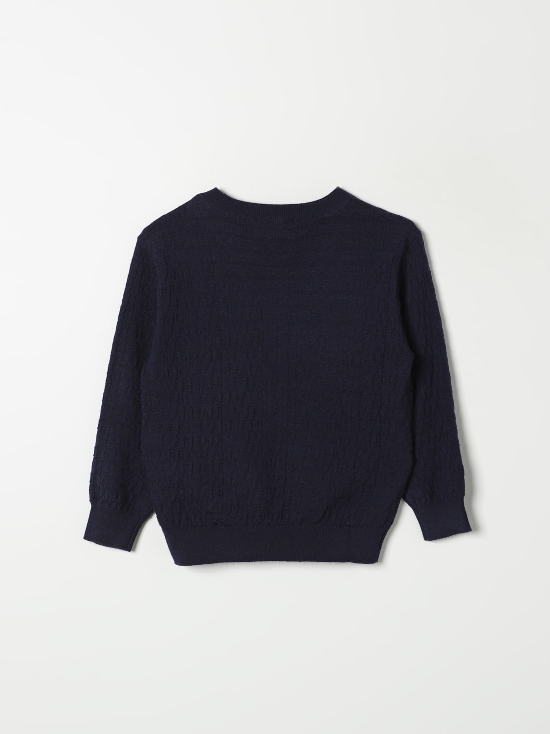 EMPORIO ARMANI SWEATER: Sweater kids Emporio Armani, Blue - Img 2