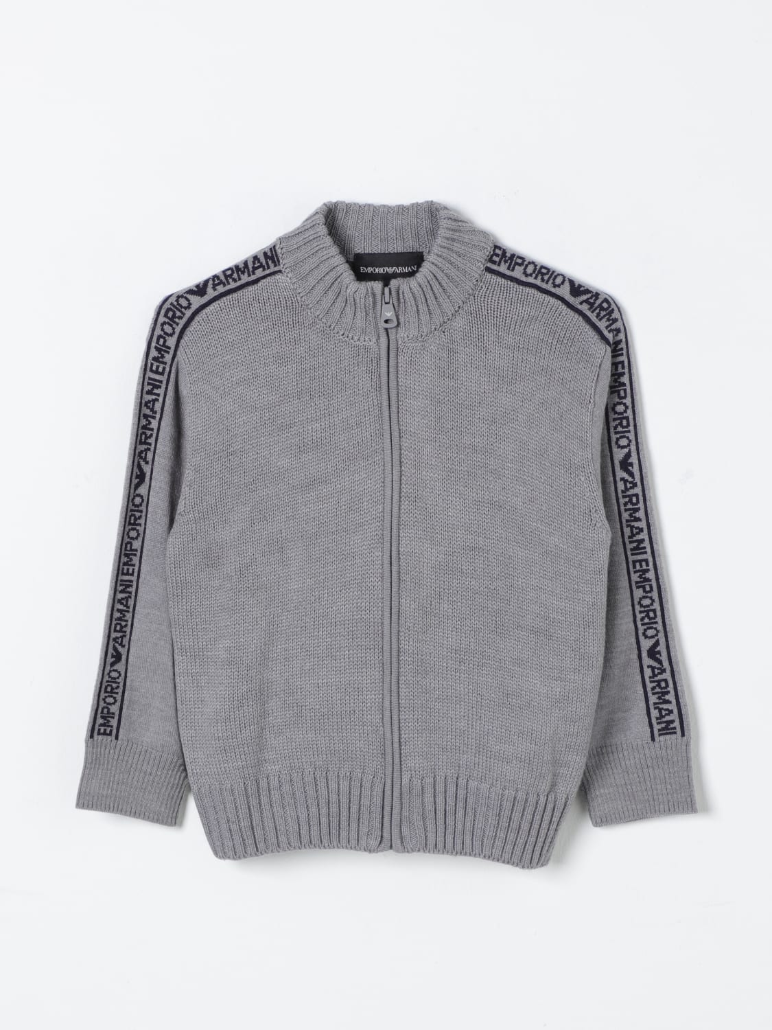 EMPORIO ARMANI：セーター ボーイ - グレー | GIGLIO.COMオンラインのEmporio Armani セーター  6D4M584MJAZ
