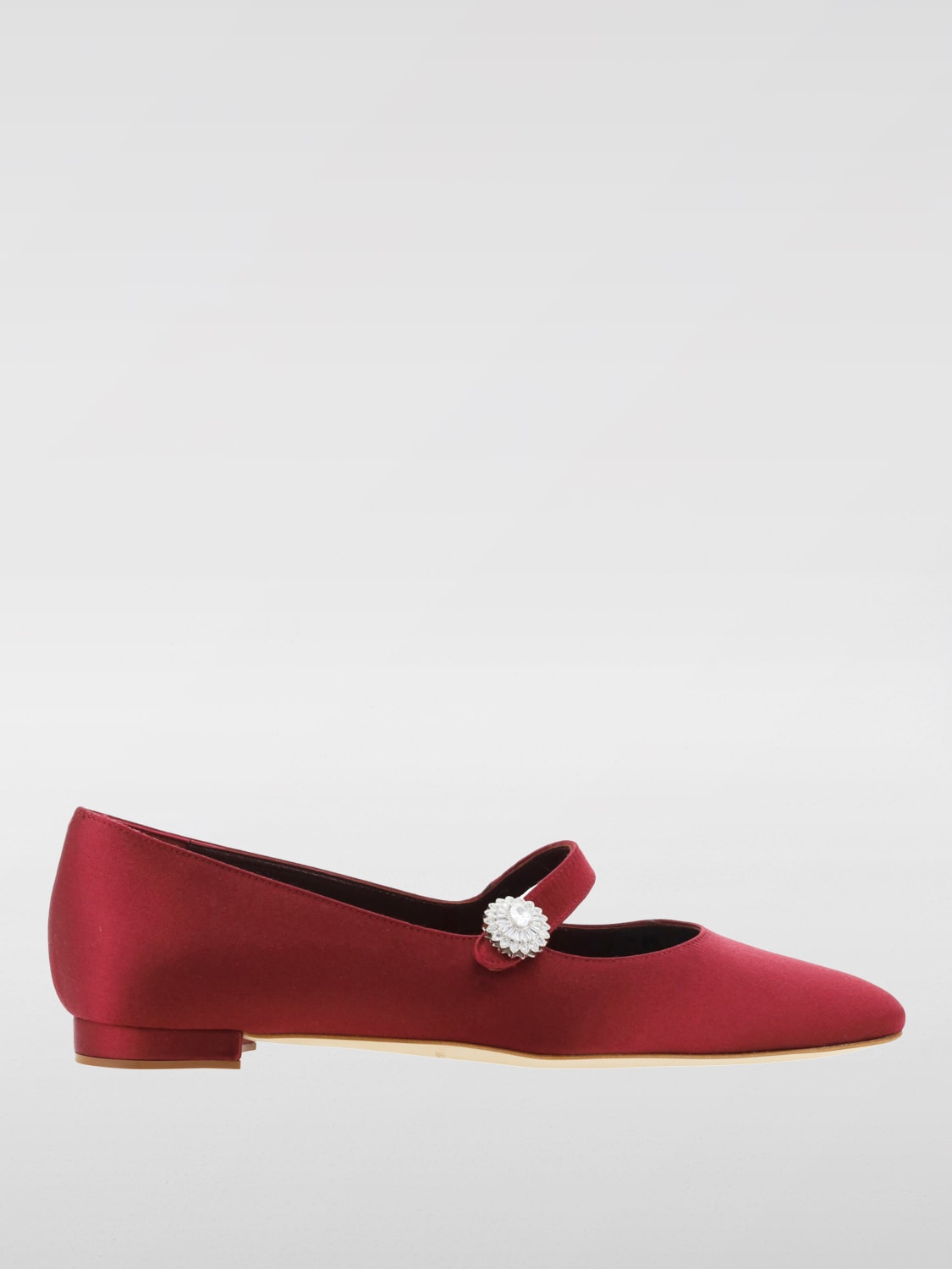 MANOLO BLAHNIK BALLET FLATS: Shoes woman Manolo Blahnik, Red - Img 1