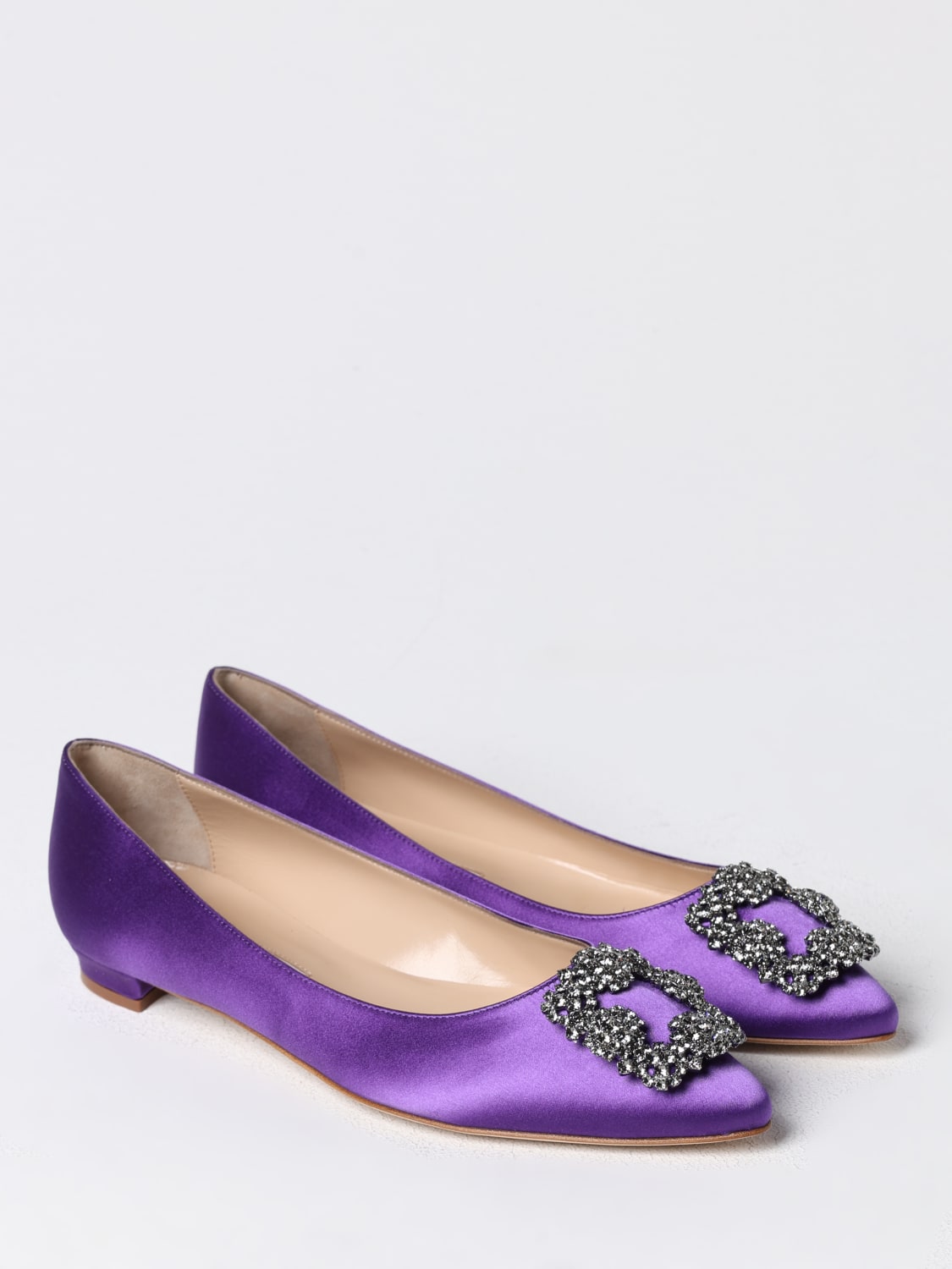 MANOLO BLAHNIK BALLET FLATS: Shoes woman Manolo Blahnik, Violet - Img 2