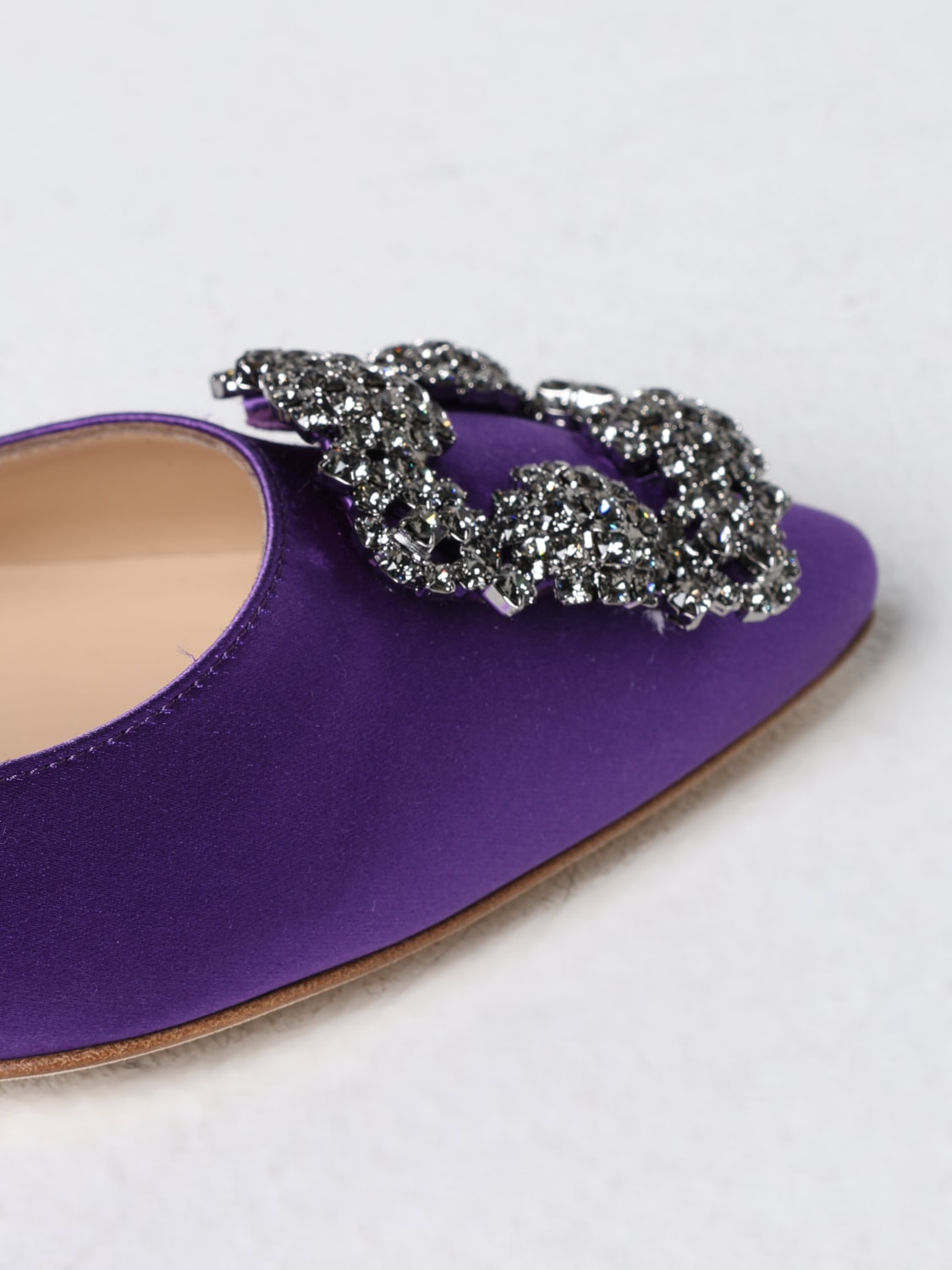 MANOLO BLAHNIK BALLET FLATS: Shoes woman Manolo Blahnik, Violet - Img 4