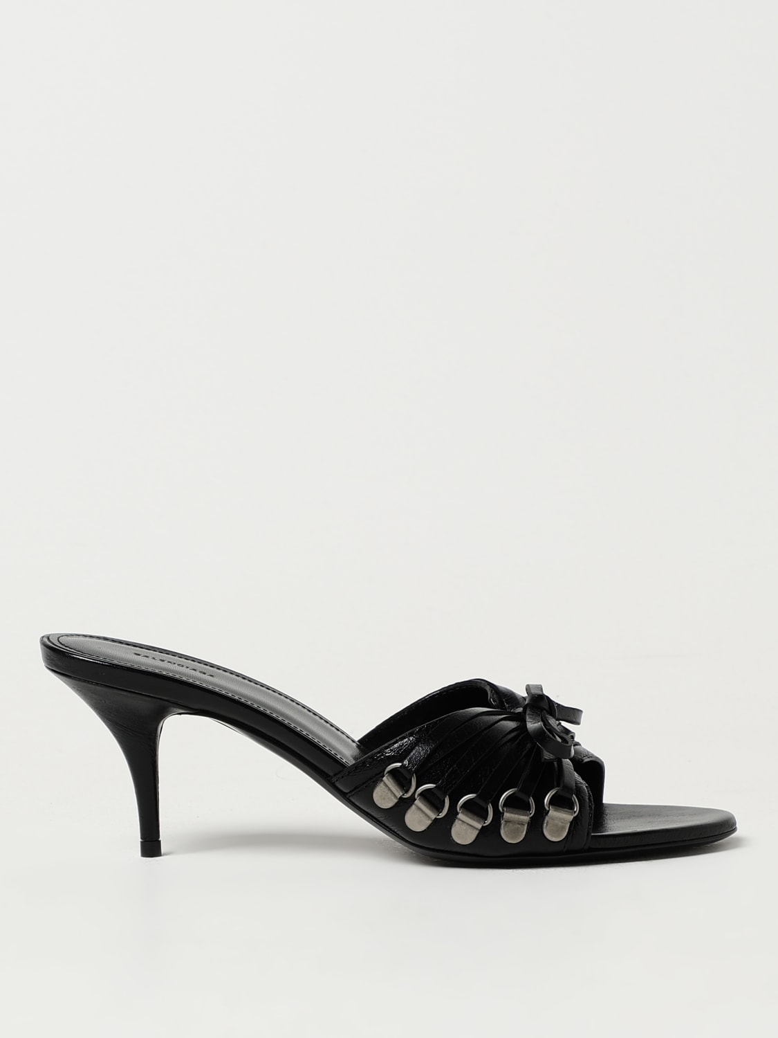 BALENCIAGA HEELED SANDALS: Shoes woman Balenciaga, Black - Img 1