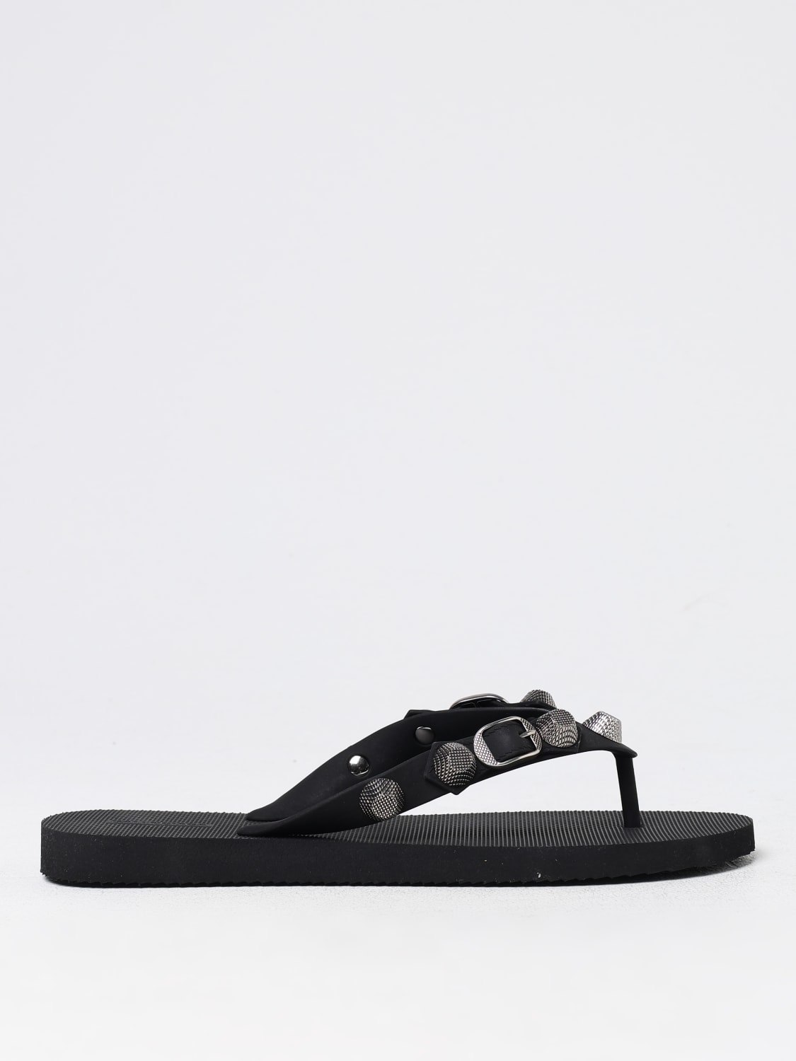 BALENCIAGA FLAT SANDALS: Shoes woman Balenciaga, Black - Img 1