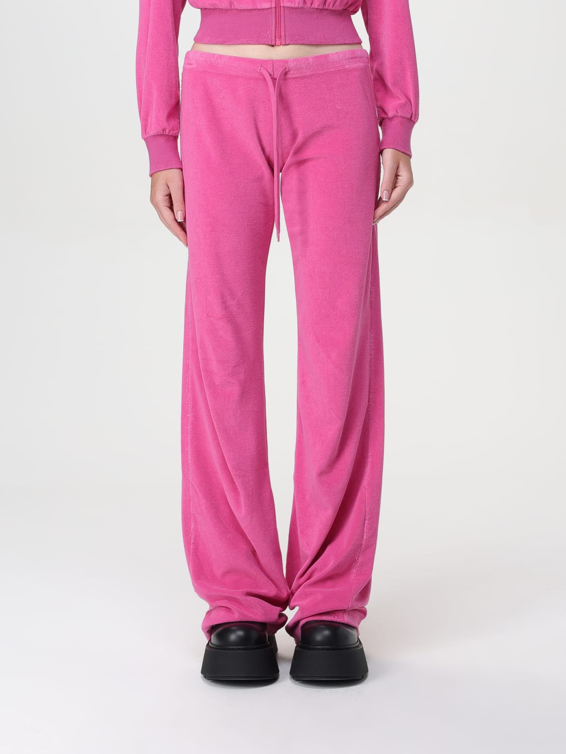 Giglio Joggers Balenciaga in ciniglia di cotone