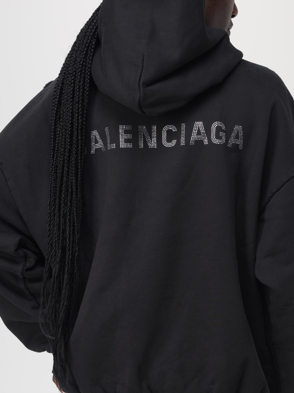 BALENCIAGA SWEATSHIRT: Sweatshirt damen Balenciaga, Schwarz - Img 5