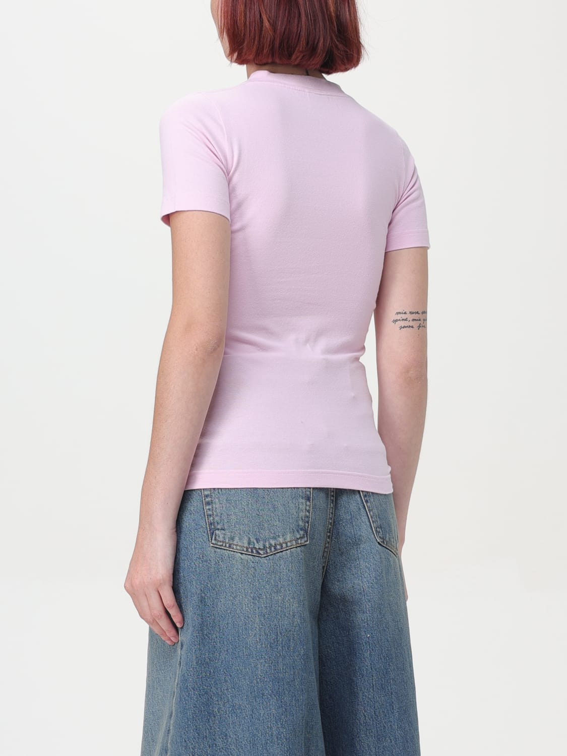 BALENCIAGA T-SHIRT: T-shirt woman Balenciaga, Pink - Img 3