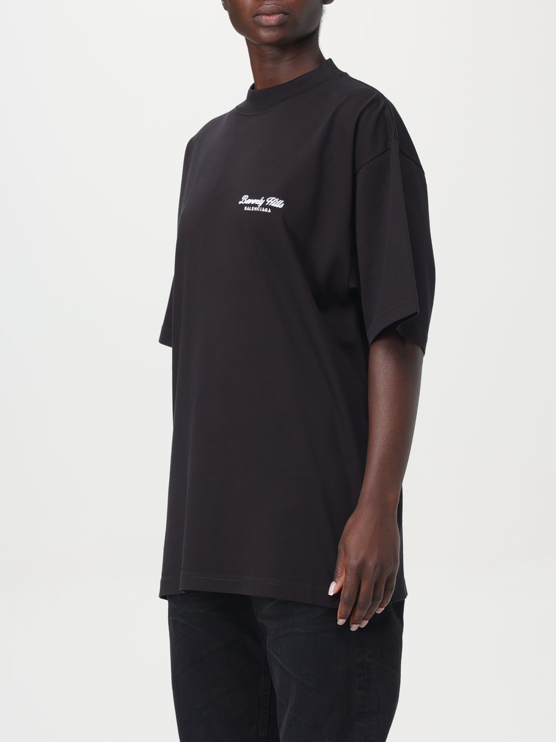 BALENCIAGA T-SHIRT: T-shirt woman Balenciaga, Black - Img 4